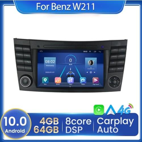 MEKEDE Android 10 Car DVD GPS Multimedia Player For Mercedes Benz E G CLK CLS Class W211 W463 W209 W219 E200 E220 Carplay AUTO