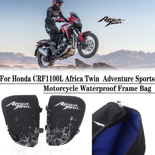 Motorcycle Frame Crash Bar Bags For Honda CRF1100L Africa Twin CRF1000L Adventure Sports Tool Placement Waterproof Bag