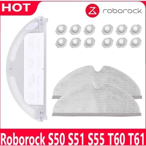 Robot Vacuum Cleaner Water Tank Set Accessories For Xiaomi Mijia Roborock S50 S51 S55 T60 T61 Mop Pro Cloth Spare Parts