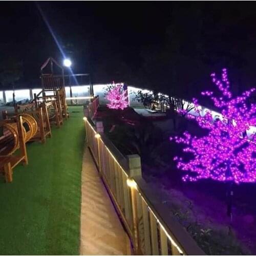 Brand new 1.8m 6ft outdoor artificial Christmas tree led cherry tree lights straight trunk led light tree HDL fast free shipping