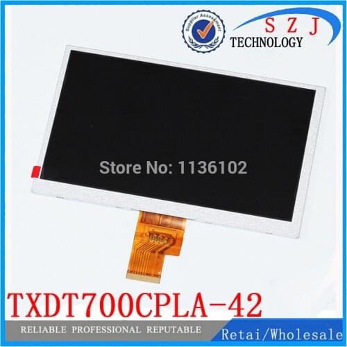 New 7'' inch (1024*600) 40pin LCD display 100% New display Tablet PC LCD screen TXDT700CPLA-42 TXDT700CPLA Free shipping
