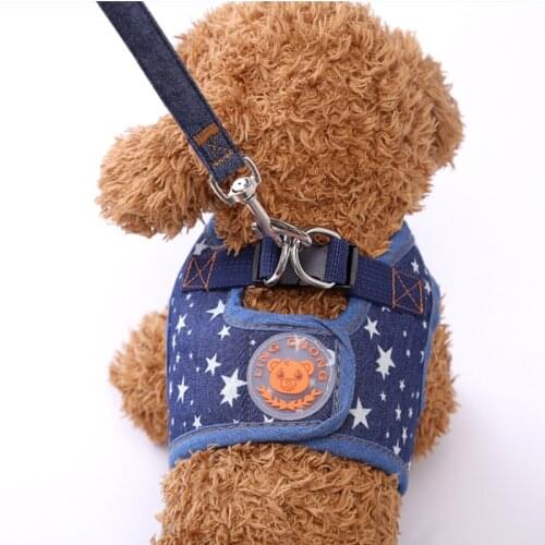 1PC Cat Dog Pet Strap Leash and Adjustable Collar Harness Nylon Pet Traction Cat Kitten Halter Cats Products for Cat Puppy