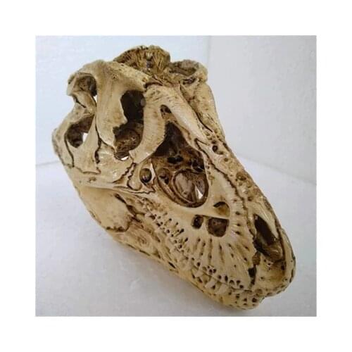 Small tyrannosaurus rex Resin skull model Furnishing articles free shipping