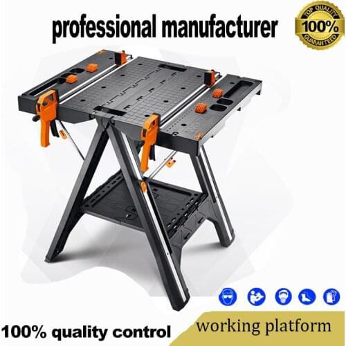 WX051 working platform for home use for home decoration Mobile portable woodworking table saw table folding tool