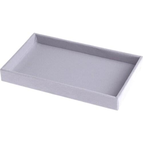 4Pcs Stackable Jewelry Tray Ring Necklace Storage Organizer Bracelet Watch Display Jewelry Storage for Drawer Dresser