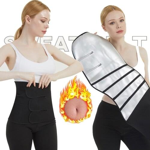 Steel Bone Sauna Effect Waist Trainer Corsets Sports Fitness Sweet Sweat Body Shape Sweat Shape Belts Shapewear PU Velcro Belts