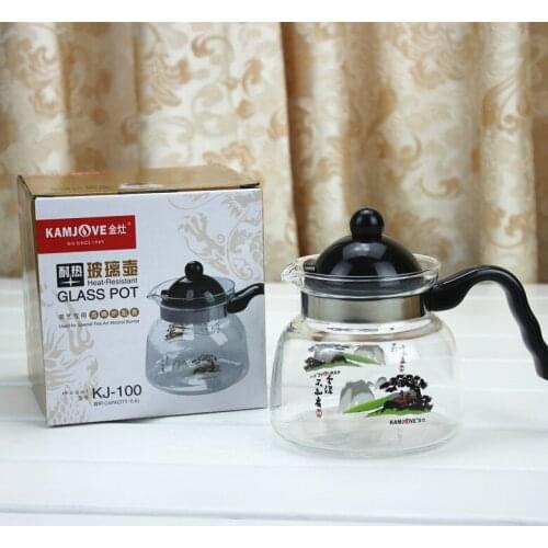 Pyrex Glass Water Kettle 600ml 20oz KJ-100 Used for Special Tea Art Alcohol Burner