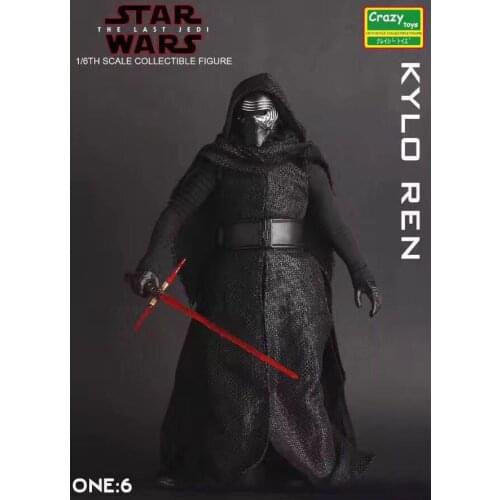 Crazy Toys Star Wars Kylo Ren 1/6 Scale Collectible Figure Models Toys 30cm