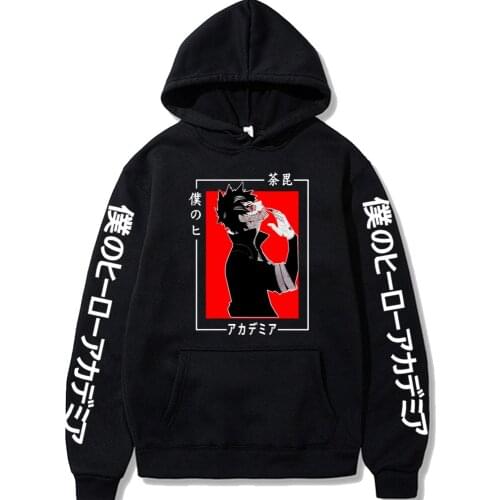 Harajuku My Hero Academia Dabi Hoodie Men Casual Hoodies Hip Hop Streetwear Mens Sweatshirt Anime Clothes