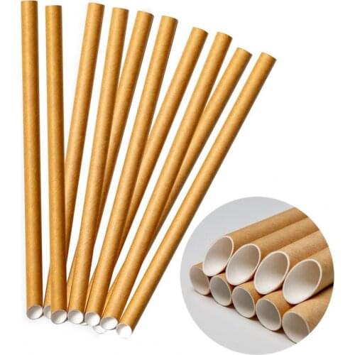 Premium Quality Flat Mouth Eco-friendly Paper Straws for Family Gatherings