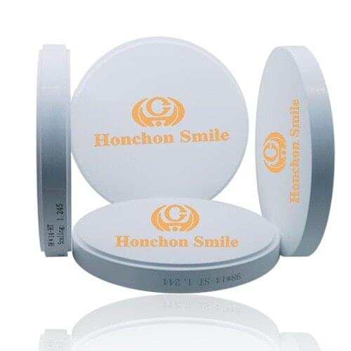 1 piece (HT/ST/AT) OD98*10mm dental zirconia blocks / Wieland System for Making Porcelain Teeth Zirconium Ceramic Blocks