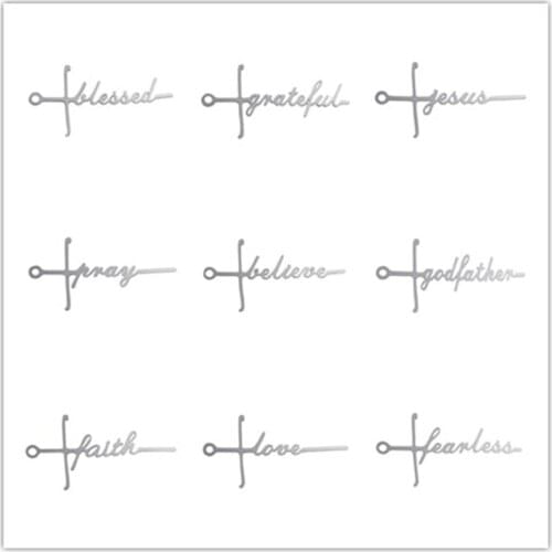 10PCS New Arrival Stainless Steel Charms Letter Alphabet InspirationalWords Jewelry Finding Pendant For Women Necklaces Earrings