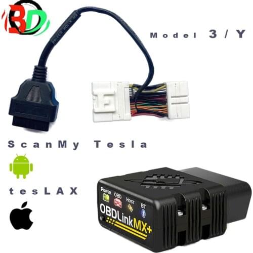 OBDLink MX + OBD2 / EOBD Diagnostic Adapter Interface For Scan My Te/sla Model 3/Y And All Protocols