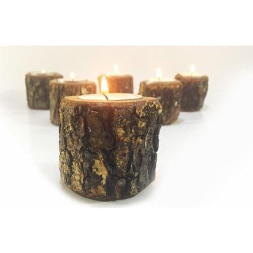 Egedeneve Oak Mini Candle Holder 4'lü Set decorative objects Декоративные элементы Objetos decorativos