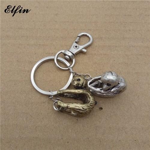 Elfin Trendy 3D Baby Sloth Key Chains Fashion Animal Pet Memorial Jewellery Sloth Key Rings