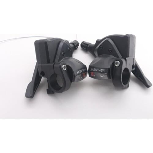 New microSHIFT TS38-7 Thumb-tap shifter 3 x 7speed for shimano sram 7 speeds