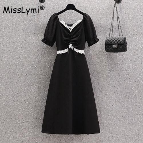 Черные летние платья MissLymi China At AliExpress
