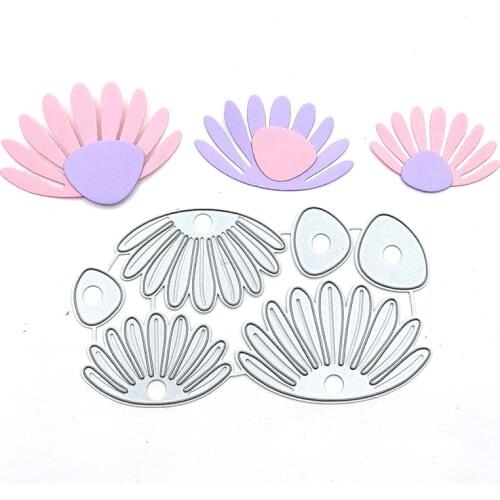Julyarts Petal Flower Dies Flower Dies New Cutting Dies for 2021 Metal Cutting Dies Greeting Card Handmade NEW