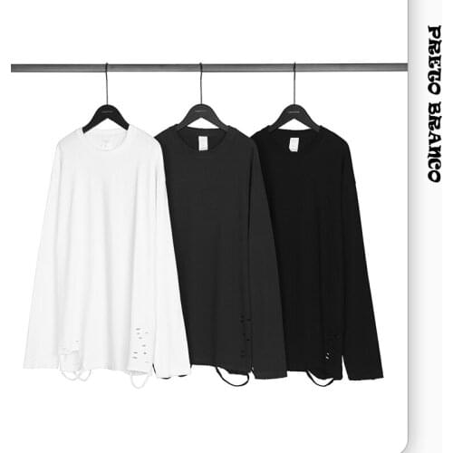 Мужские длинные футболки Preto branco China At AliExpress