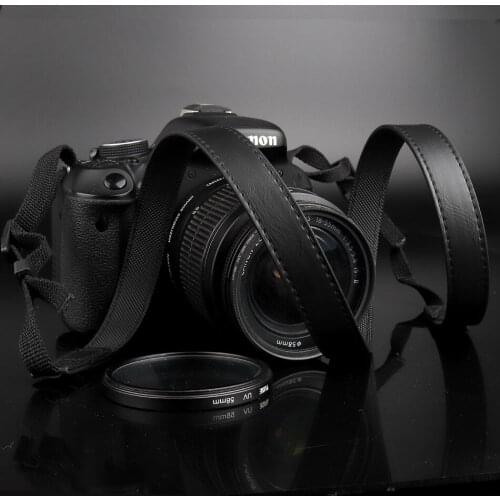 PU Leather Camera Strap Shoulder Neck Belt For Canon EOS 200D 1100D 1200D 1300D M50 M100 M10 M6 M5 M3 For PowerShot G1X Mark II