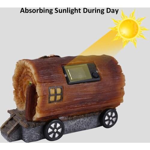 D C1.2 V Solar Powered Energy lamp LEDs Carriage Light Outdoor solar Lamp IP44 Waterproof for Yard Patio Home Decoration