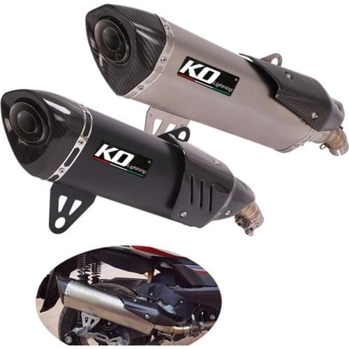 For BMW C400X C400GT 2018-2021 Exhaust Pipe Motorcycle Slip-on Mid Link Tube 51mm Mufflers Removable DB Killer Escape Carbon