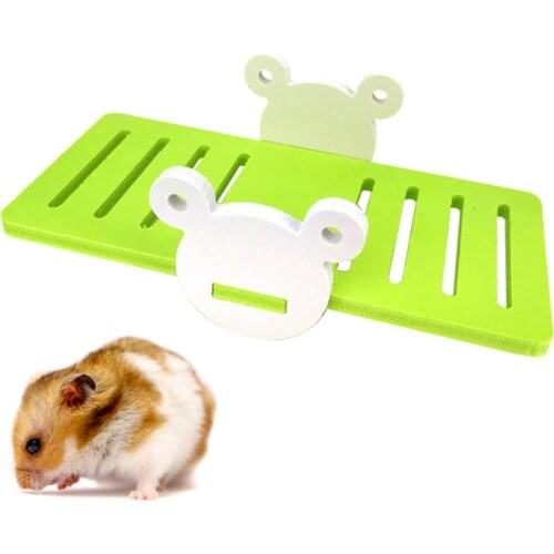 1pc Small Pet Toys Hamster Seesaw Toy Funny Plastic Hamster Exercise Toy Small Animal Climbing Toys Pet Supplies