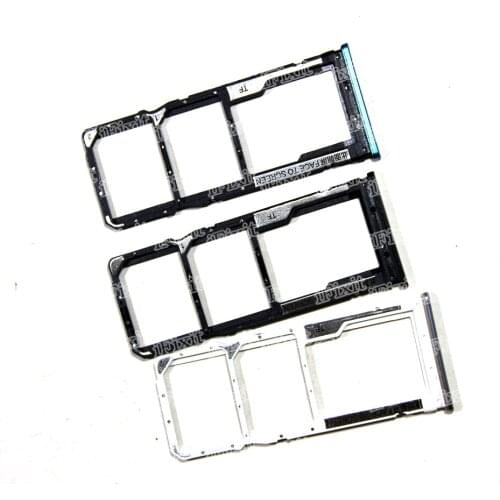 10pcs For Xiaomi Redmi Note 9 Pro Note 9S Sim Card Tray Slot Holder Replacement Parts