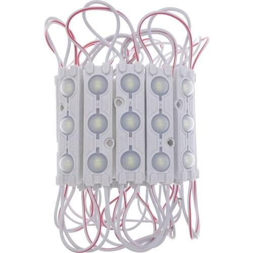 1000pcs 12v 3led small module light sign lens 1.5w mini slim led module injection light box Advertising Channel Letter Building