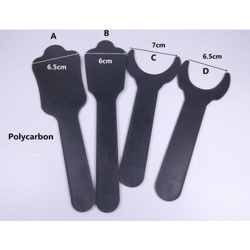 4Sizes Dental Photo Contrast Polycarbon Background Board Plastic Photography Contraster Mirror 134℃ Black