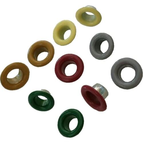 5mm 100PCs 5 colors Metal Eyelets DIY Scrapbooking Embellishment Garment Accessories Apparel Sewing handmade Crafts