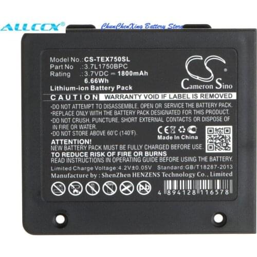 Cameron Sino 1800mAh Battery 3.7L1750BPC for Texas Instruments TI-Nspire Navigator Wireless Cradle WiFi, TI-Planet