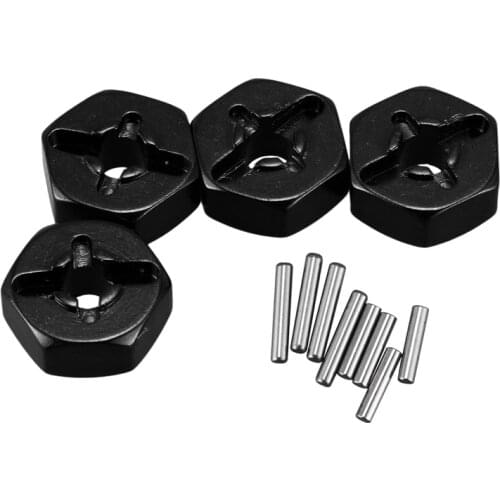 Aluminum Alloy 12mm Combiner Wheel Hub Hex Adapter Upgrades for Wltoys 144001 1/14 RC Car Spare Parts