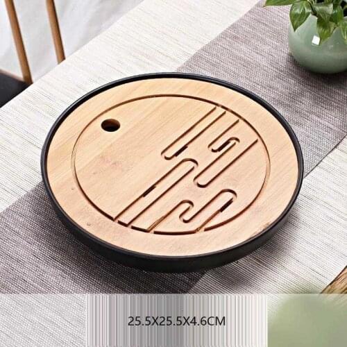 Teaware Kung Fu Vassoio Da Portata Puer Serviertablett Table Bandeja Para Servir Gongfu Chinese Serving Holder Tea Tray