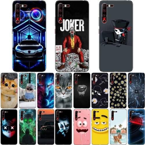 For LENOVO Z6 PRO for lenovo z 6 pro Case Wolf Silicon TPU Fundas for Lenovo K5 Pro Cat Animal Shell Bag Housing Phone Cases