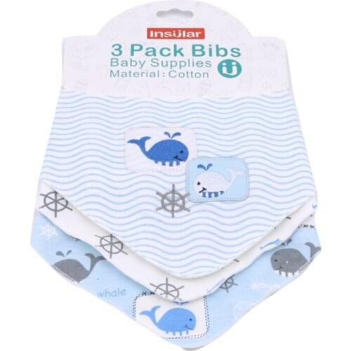 Baby Bibs Boy Girl Bandana Water Absorb Bib Burp Cloth Triangle Cotton Baby Scarf Burp Baby Accessories Cotton Blend Print