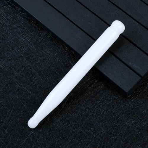 Environmental Glass Cheap Guasha White Jade for Women Remove Wrinkle Eye Bags Massager Stick Wand Easy Take Makeups Rraft Tools