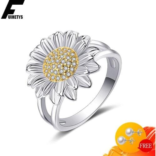 Bali Jelry Fashion Silver 925 Jewerly Ring for Women Flower Shape Zircon Gemstones Ornaments Wedding Engagement Wholesales Rings