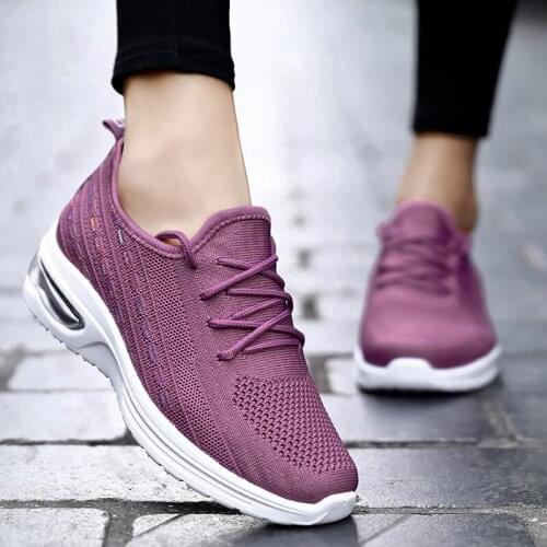 Cushion Womens Summer Running Shoes Outdoor Breathable Female Sneakers Lightweight Ladies Platform Workout Sneakers New Design