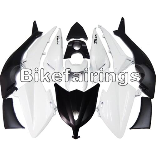 Motorbike Cowlings For Yamaha TMAX530 2012 2013 2014 tmax530 12 13 14 ABS Injection Sportbike White and Black Bodywork Kit
