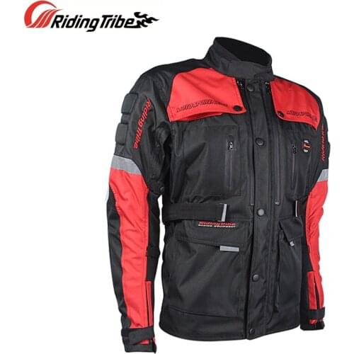 Motorcycle Jacket Pants Summer Winter Waterproof Warm Raincoat Motobike Heavy Riding Suit with protective gear and liner JK-33