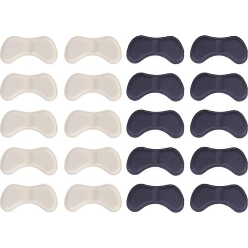 5pairs Shoes Heel Stickers Insoles Heel Repair Liner Foot Protector Pads Back Sneaker Lined With Anti-Wear After Heel Stick