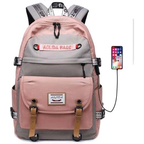 New Mochila student schoolbag Fashion Printing laptop bag Men Travel bags knapsack nylon Backpack