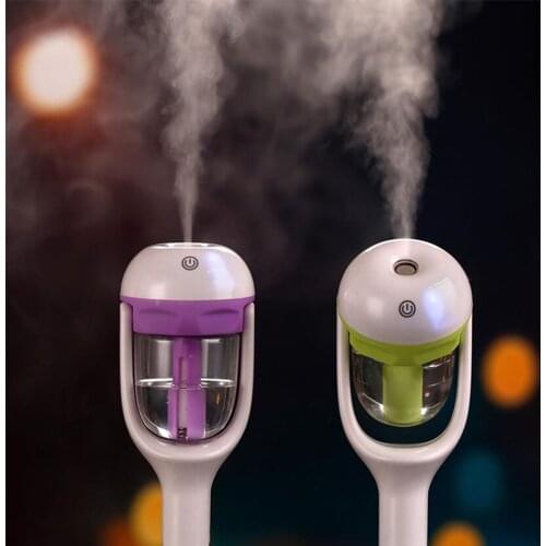 Car Air Freshener Car Space Humidifier Vehicle Purifier Aroma Diffuser Essential Oil Diffuser Aromatherapy Mist Fogger 4 Color