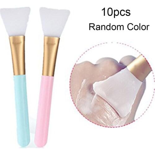 10Pcs DIY Silicone Makeup brush Mixing Brush Mask Cosmetic Tool Facial Mud Blender Hairless Body Lotion Body Butter Applicator