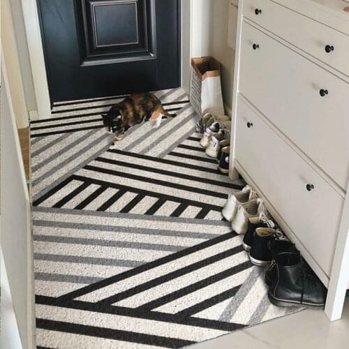 Modern Simple Entrance Door Mat Carpet Anti-slip Indoor Outdoor Home Mats Carpet Can Be Customized Kitchen Mat Hallway Door Mats