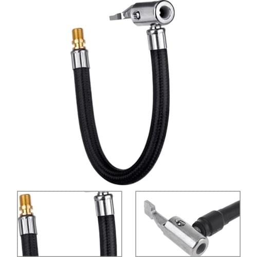Bike Motorcycle Car Tire Air Inflator Hose Inflatable Pump Extension Tube Adapter Twist Tyre Air Connection Locking Air Chuck