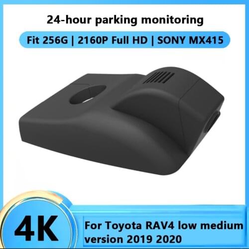 Car Wifi DVR Dash Cam Digital Video Recorder APP Control high quality Full HD 2160P For Toyota RAV4 low medium version 2019 2020