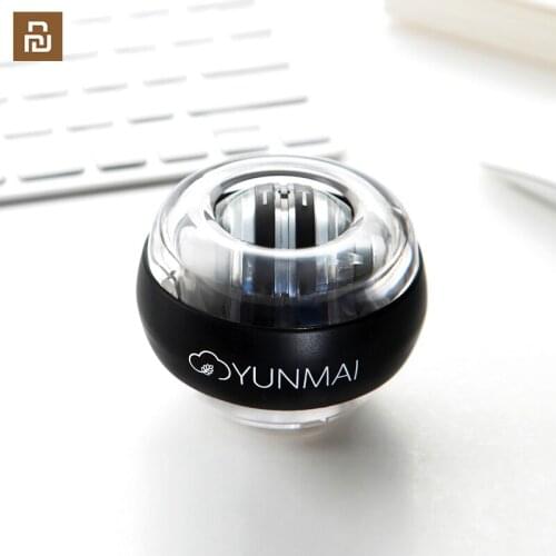 Xiaomi Smart Anti-stress Wrist Trainer LED Gyroscope Basic Rotator Gyroscope Forearm Exerciser Gyroscope Ball Mi Home Kit