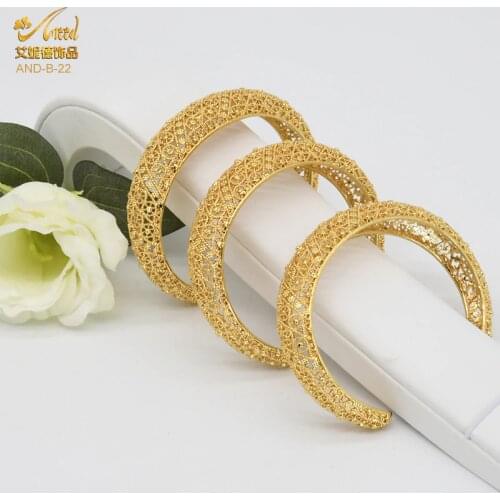 ANIID Gold Bracelets For Women Luxury Jewelry Designers Kids Indian 24 K Goth Braclet Arabic Wholesale Trendy Boho Cuffs Greek